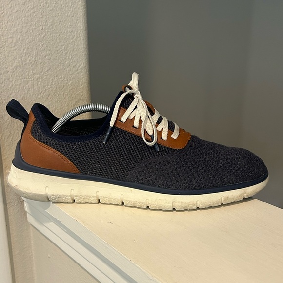 Cole Haan (Mens 10) Zerogrand Generation Stitchlite Lace Up Shoes Gray Knit Used - Picture 2 of 9